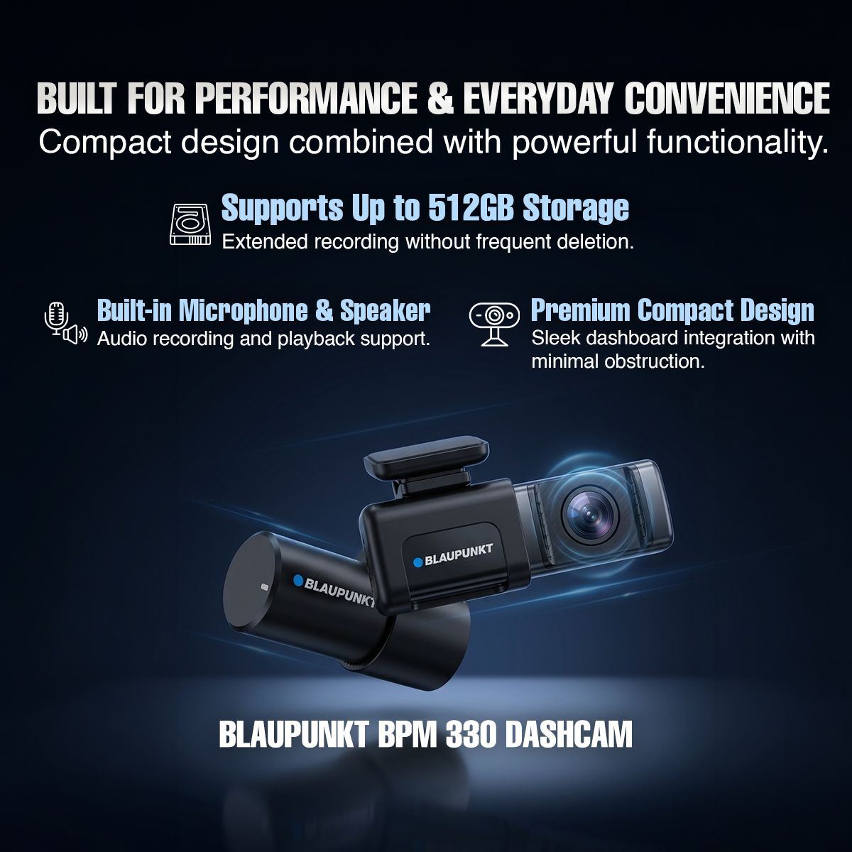 Blaupunkt: BPM 330 dashcam: 10