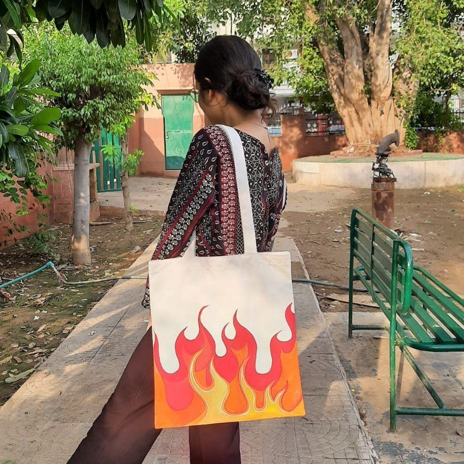 totebags.in: Flames Totebag