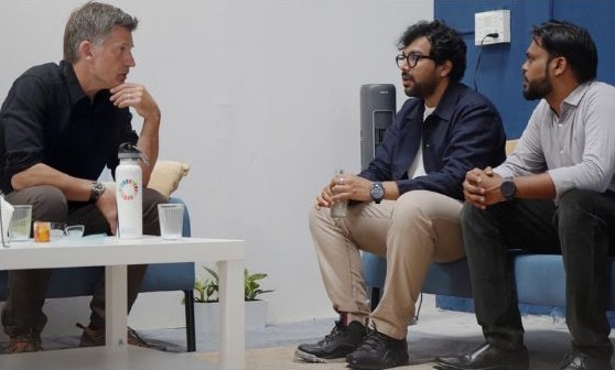 Uravu Labs: In-office shoot for An Optimist’s Guide to the Planet